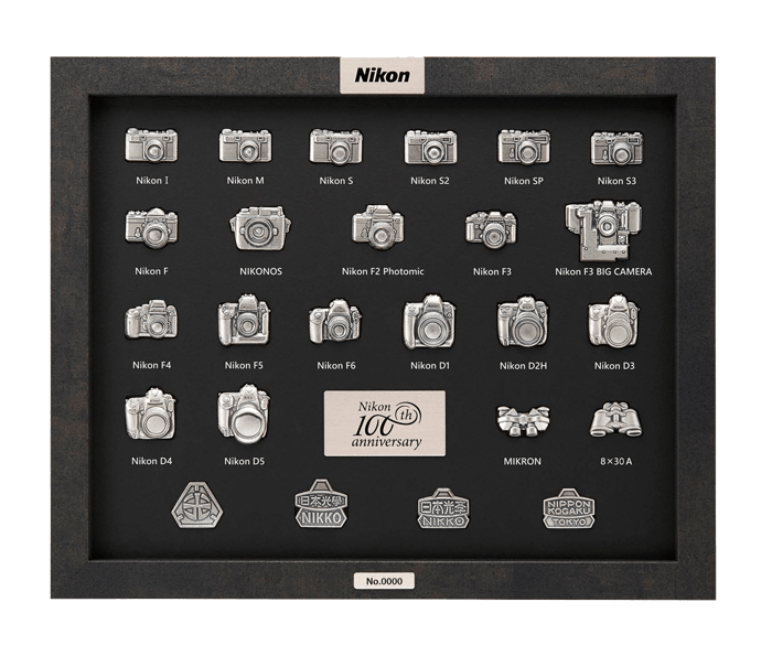 Collection d’épinglettes 100e anniversaire de Nikon