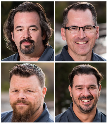 Nikon School instructors Nikon School instructors JC Carey, Andy Dunaway, Brien Aho and Chad McNeeley