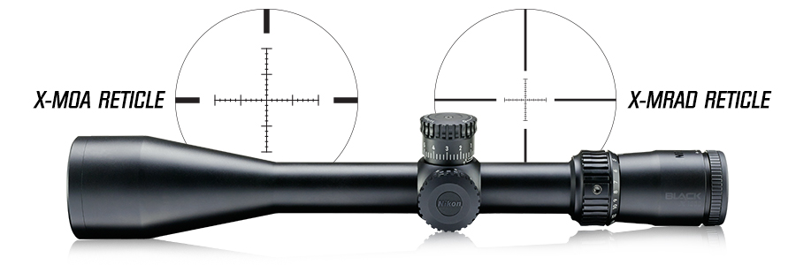 Nikon’s X-MOA and X-MRAD Reticles