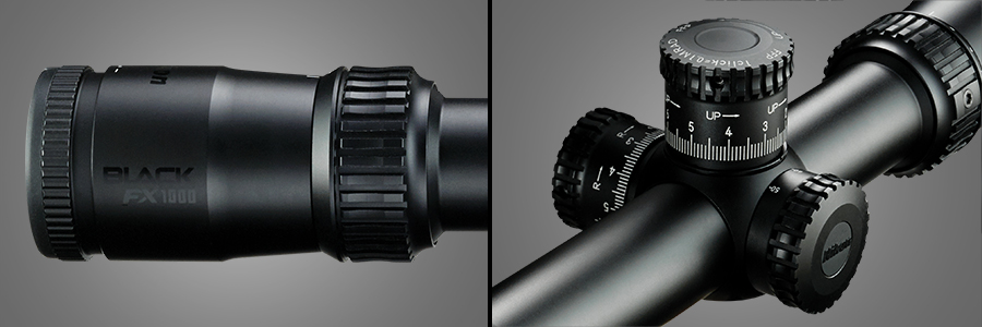 Quick Focus Eyepiece & Side Focus Parallax Adjustment Quick Focus Eyepiece & Side Focus Parallax Adjustment