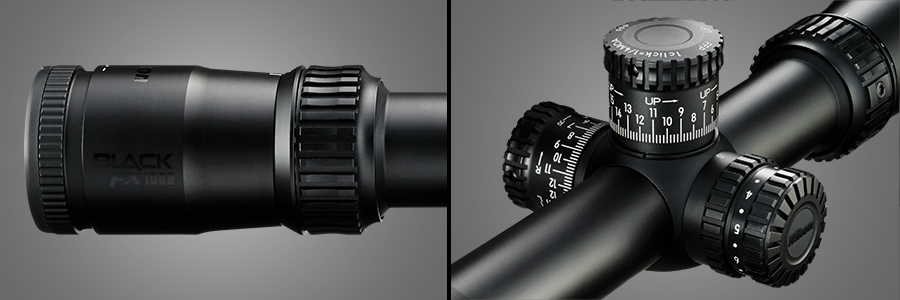Quick Focus Eyepiece & Side Focus Parallax Adjustment Quick Focus Eyepiece & Side Focus Parallax Adjustment