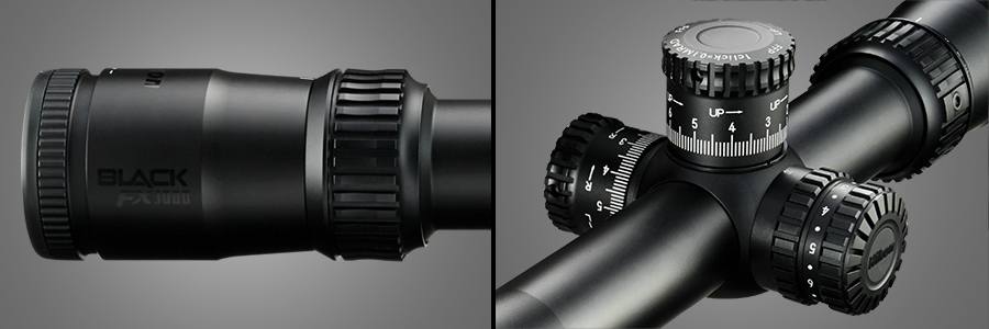 Quick Focus Eyepiece & Side Focus Parallax Adjustment Quick Focus Eyepiece & Side Focus Parallax Adjustment