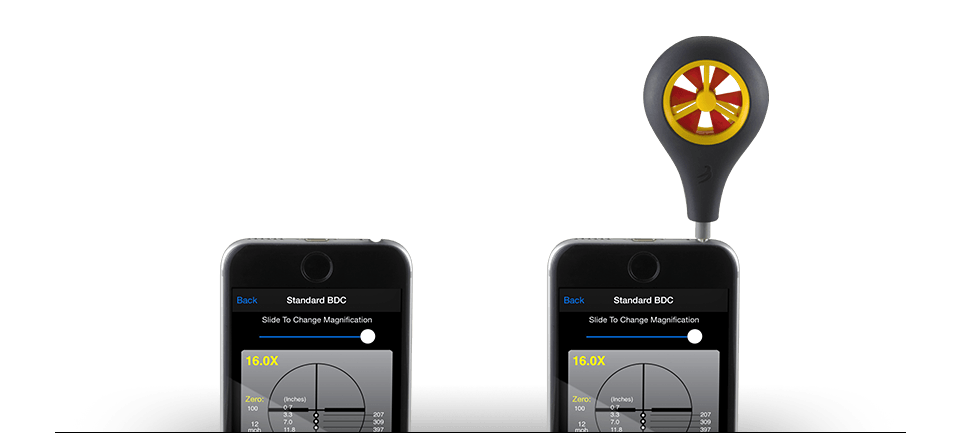 Step One for Using Spot On Ballistic Wind Meter iPhones