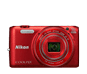 Red option for COOLPIX S6800