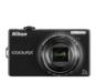 Black option for COOLPIX S6000