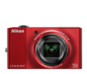 Red option for COOLPIX S8000
