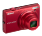Red  COOLPIX S6100