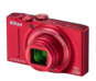Red  COOLPIX S8200