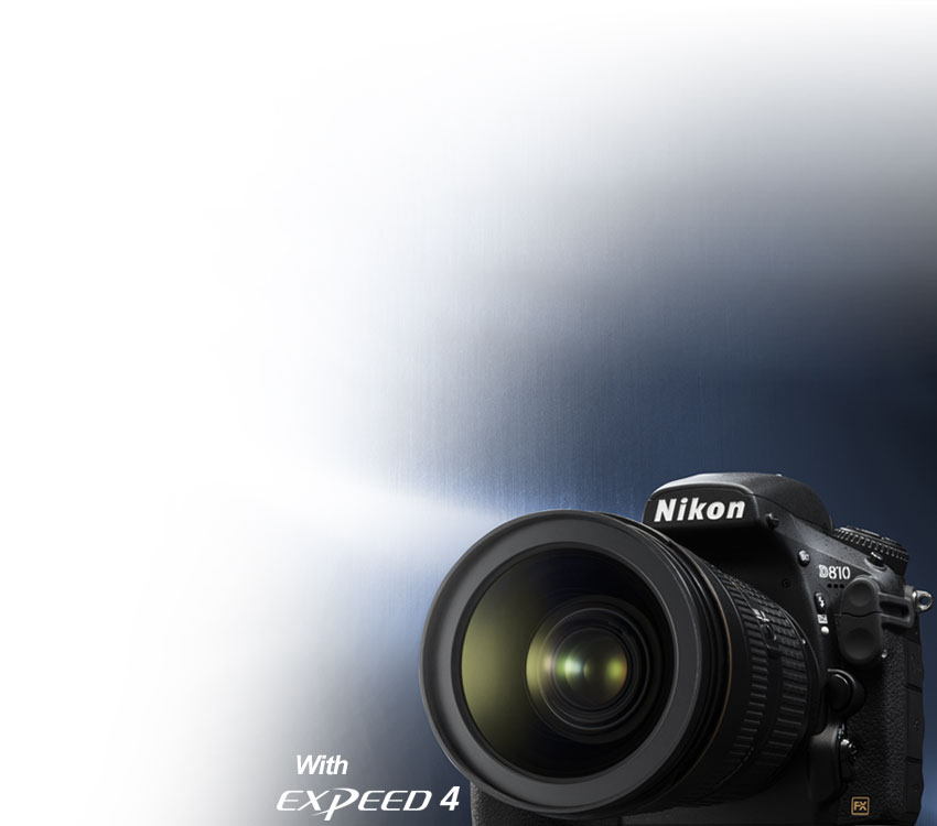 Nikon D810 offers 36.3MP and EXPEED 4 Product photo of the Nikon D810 DSLR