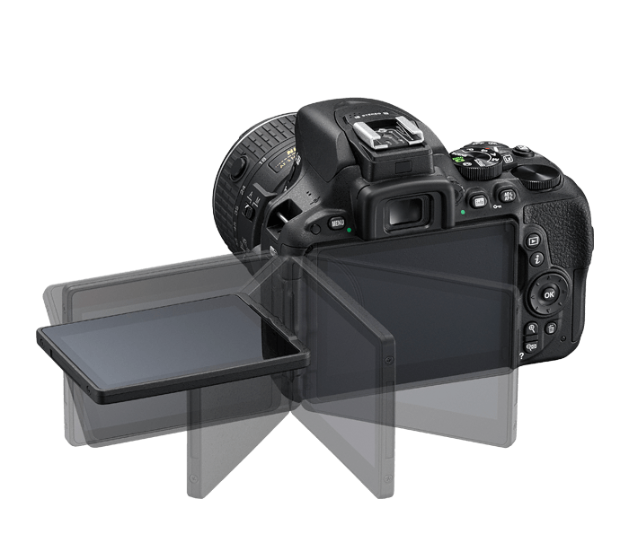 Nikon D5500 Touch Screen DSLR Camera with Builtin WiFi