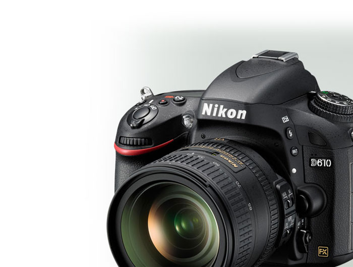 Experience Full-Frame Photography with the D610 Product shot of the Nikon D610 D-SLR camera