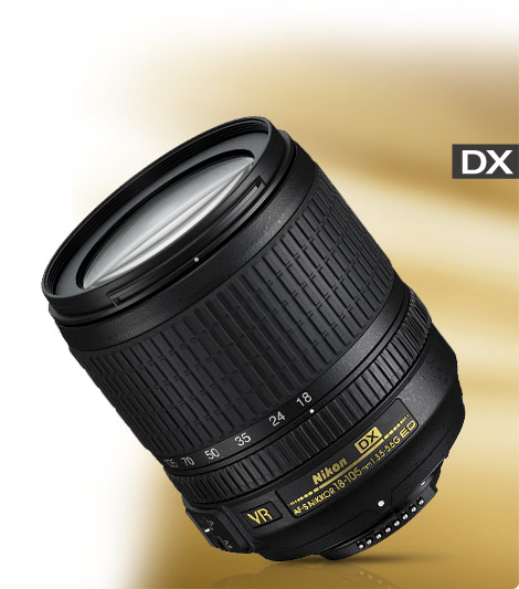 AF-S DX NIKKOR 18-105mm f/3.5-5.6G ED VR from Nikon