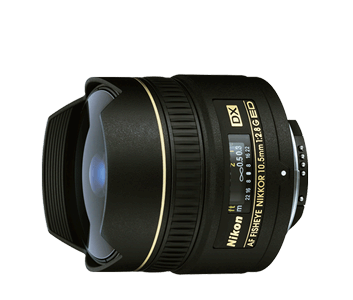 Fisheye Lens on Nikon Af Dx Fisheye Nikkor 10 5mm F 2 8g Ed