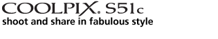 COOLPIX S51c shoot and share in fabulous style