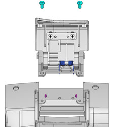 Drawing of placement for full