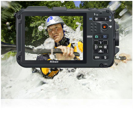 Built as rugged as you are Nikon underwater camera is built as rugged as you are