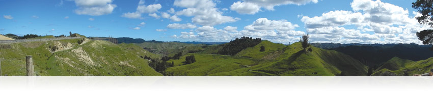 Photo panoramique créée avec le mode panoramique simplifié du COOLPIX S9200.