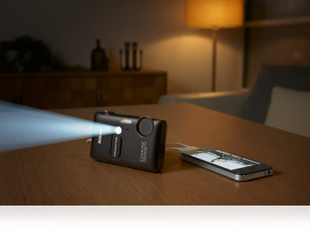 Project images or movies from your favorite electronic devices Project images or movies right from your favorite electronic devices