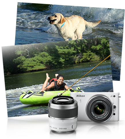 Nikon Nikon 1 J1 White Two-Lens Zoom Kit