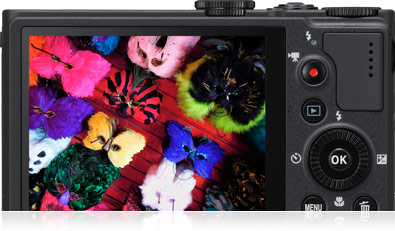 Image of the COOLPIX P310's ultra-high-resolution 3.0-inch LCD monitor
