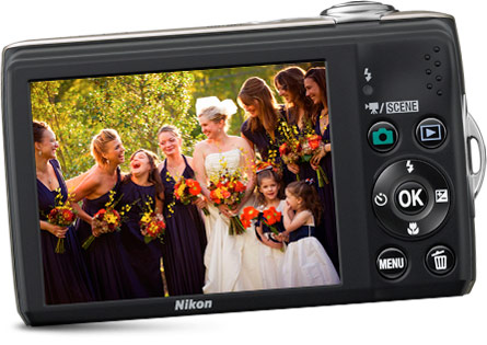 Big, bright 3-inch LCD display