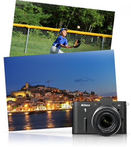Nikon Nikon 1 V1 Black One-Lens Kit