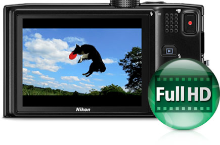 In-camera playback of a Full HD (1080p) quality movie with stereo 
sound