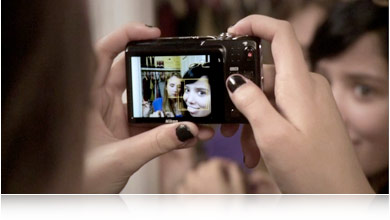 Motion Detection LCD display of the COOLPIX S3100 using the Motion Detection feature