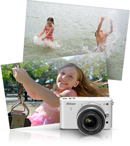 Nikon Nikon-1-J2-White One-Lens Kit