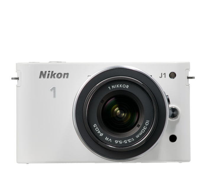 Nikon Nikon 1 J1 White One-Lens Kit