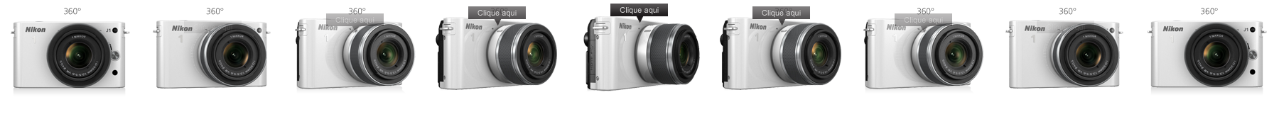 Câmera Nikon 1 com lentes Intercambiáveis.