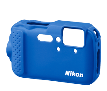 TGC ® Camera Case for Nikon Coolpix L120 with shoulder strap and Carry Handle Dreamy Blue & Black