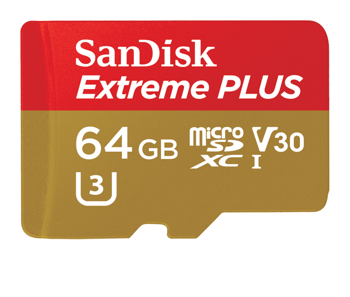 Photo of SanDisk Extreme Plus 64GB Micro SD Card
