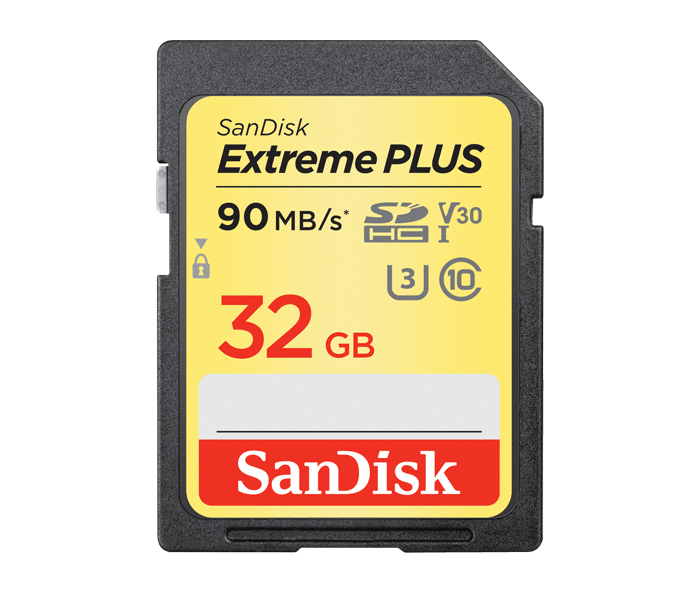 Photo of SanDisk Extreme Plus 32GB SD Card