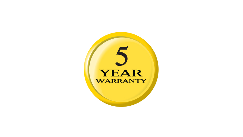 5-Year Rangefinder Limited Warranty