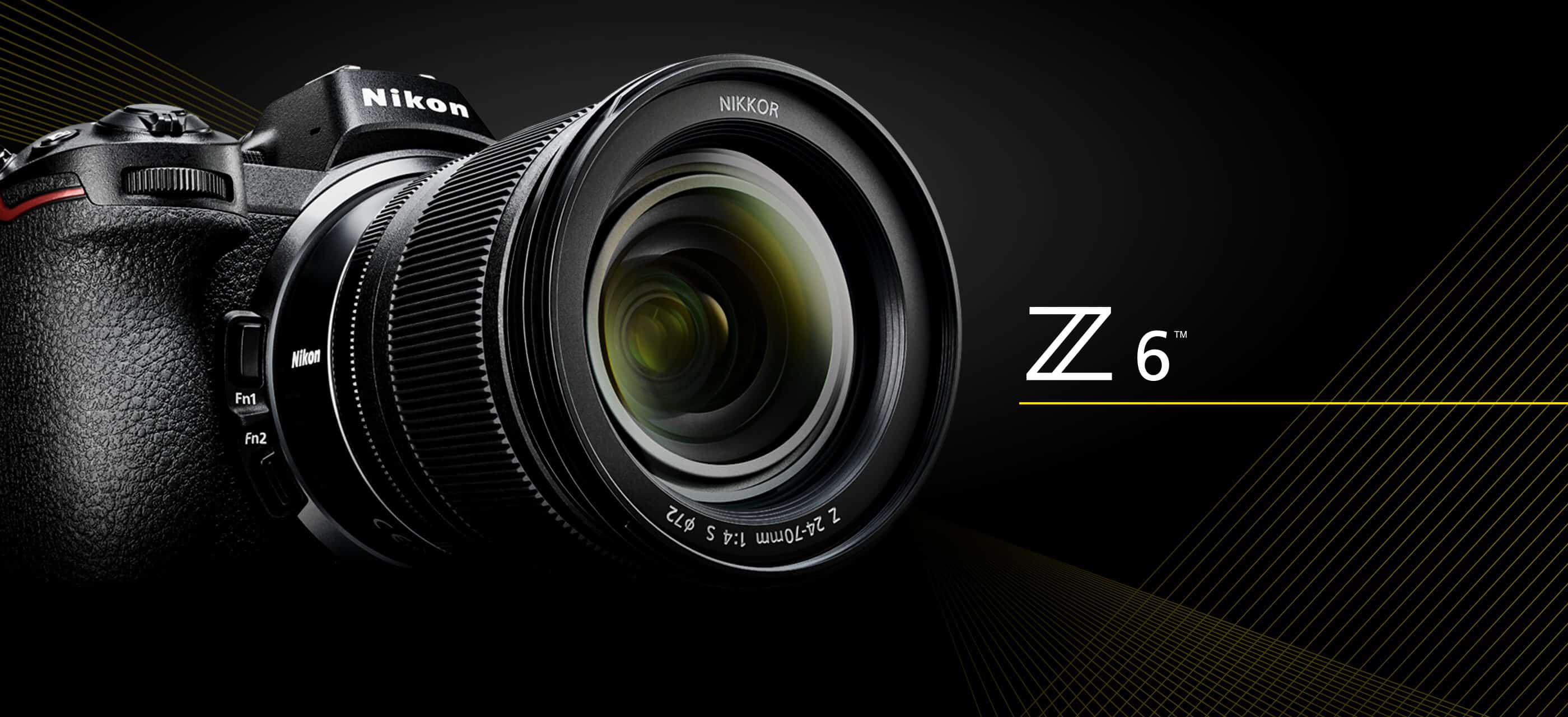 Front view of Nikon Z 6