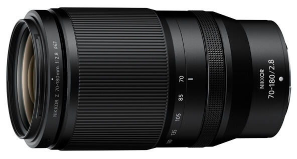 NIKKOR Z 70-180mm f/2.8 렌즈 렌즈의 제품 사진