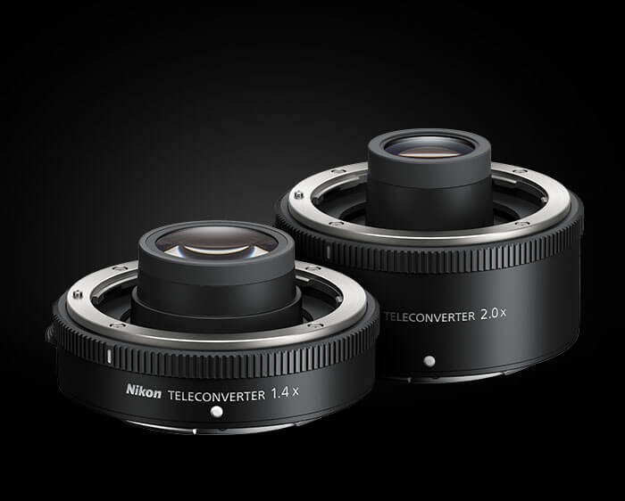 photo of the Nikon Z teleconverters: TC-2.0x and TC-1.4x