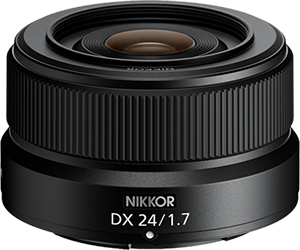 product photo of the NIKKOR Z DX 24mm f/1.7