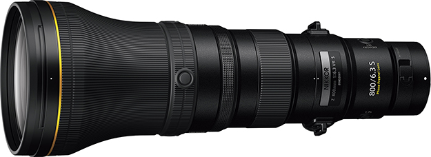 NIKKOR Z 800mm f/6.3 VR S  Supertelefoto fijo para vida silvestre,  deportes y más