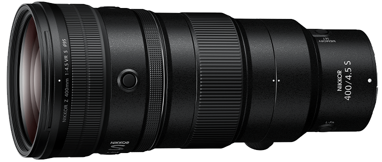 product photo of the NIKKOR Z 400mm f/4.5 VR S lens