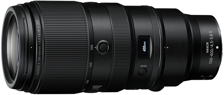 product photo of the NIKKOR Z 100-400mm f/4.5-5.6 VR S lens