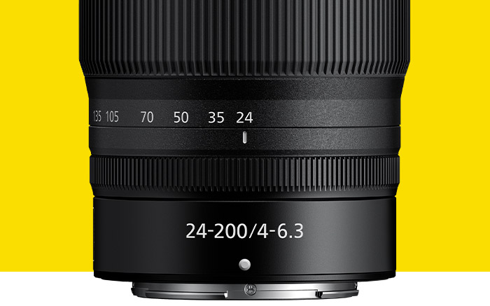 Photo of the NIKKOR Z 24-200mm f/4-6.3 VR control ring 