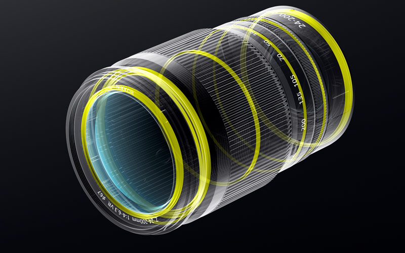 NIKKOR Z 24-200mm f/4-6.3 VR lens | Interchangeable Lens for Nikon 