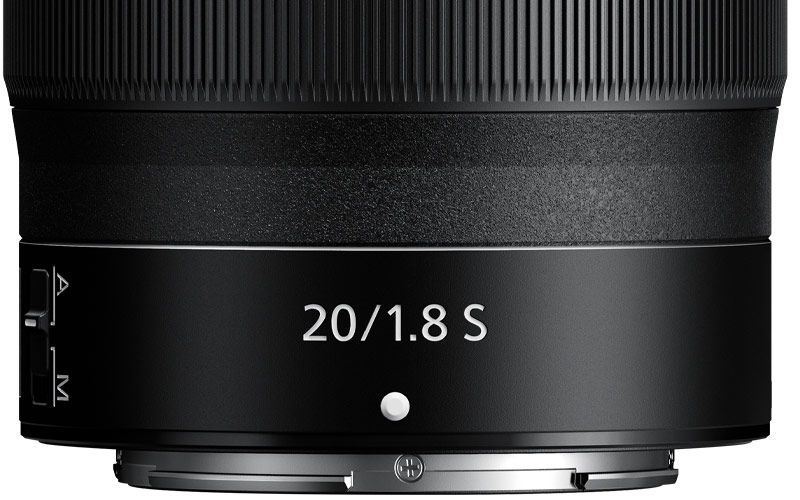 image of the control ring of the NIKKOR Z 20mm f/1.8 S lens