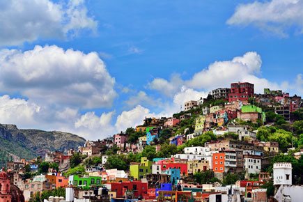 photo of a village on a hillside, taken with the Z 7 and NIKKOR Z 24-70mm f/4 S lens