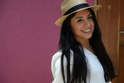 photo of a woman smiling taken with the Z 7 and NIKKOR Z 24-70mm f/4 S lens