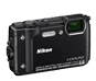 Black option for COOLPIX W300