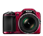 Red option for COOLPIX L830
