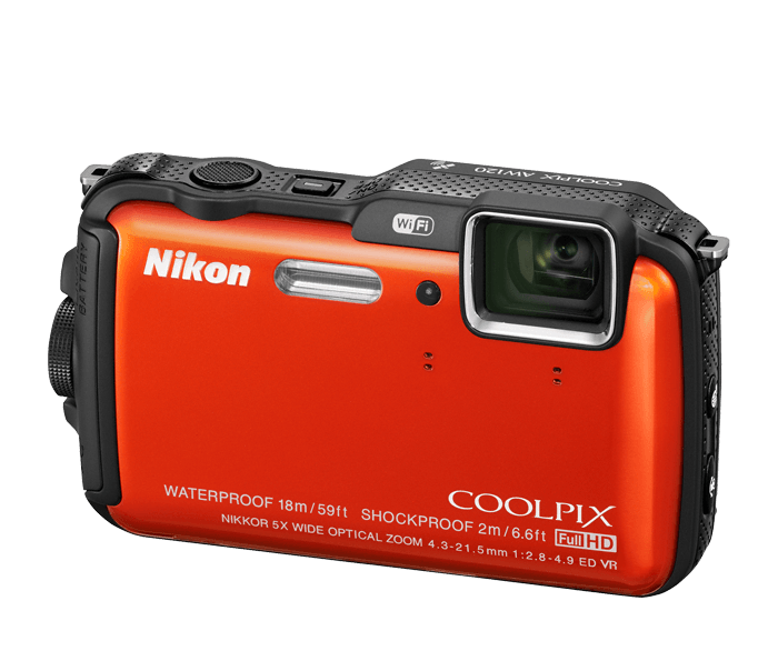 Nikon COOLPIX AW120 | Compact Rugged Digital Camera w/ WiFi
